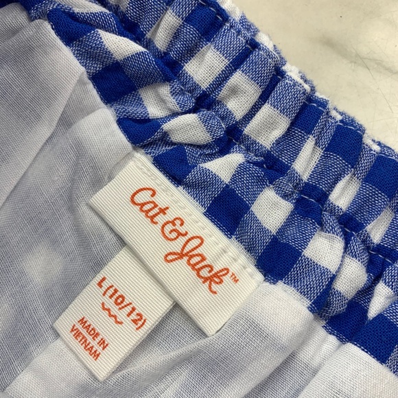 Cat and Jack girls gingham skirt - Picture 2 of 3